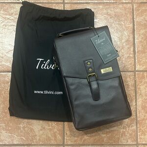 Leather wine bag